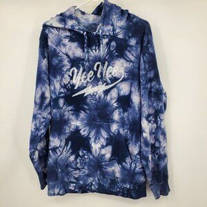 Yee‎ Yee Apparel Granger Smith Blue Tie Dye Pullover Hoodie Sweatshirt Large